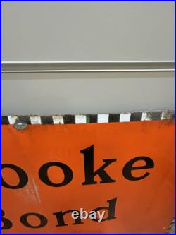 Vintage Brooke Bond Tea Enamel Advertising Sign