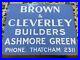 Vintage_Brown_Cleverley_Builders_Ashmore_Green_Enamel_Sign_Advertising_Sign_01_swlu