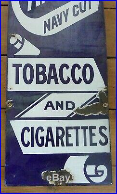 Vintage Capstan Navy Cut Tobacco & Cigarette Enamel Advertising Sign