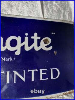 Vintage Ceilingite Enamel Sign