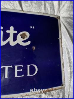 Vintage Ceilingite Enamel Sign