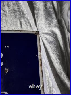 Vintage Ceilingite Enamel Sign