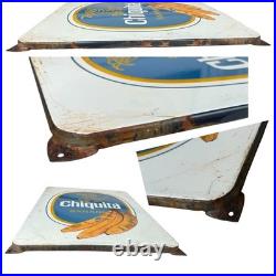 Vintage Chiquita Enamel Advertising Sign Emaille Plaque