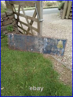 Vintage Clements&Brown Ltd (Taunton)Retailer Enamel Sign, Maker/Original/large