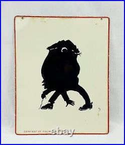 Vintage Coal Merchants Enamel Double Sided Advertising Sign Vintage Coal Merchants Enamel Double Sided Advertising Sign