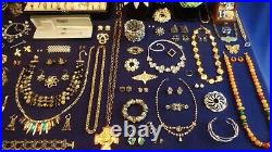 Vintage & Costume Jewelry Lot 281 Pieces, High End, 925, Quality, Signed