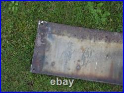 Vintage Daily Express Sold Here blue & white enamel advertising sign 40'' by 6'