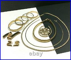 Vintage Designer SIGNED JEWELRY LOT Necklace, Brooch, Earrings, Bracelet MM29zm