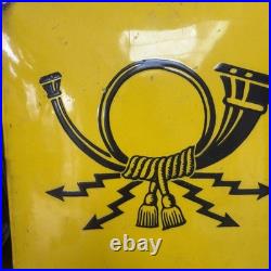 Vintage Deutsche Post enamel sign