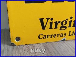 Vintage Dodo Designs Black Cat Cigarettes Enamel Sign