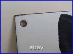 Vintage Dodo Designs Black Cat Cigarettes Enamel Sign