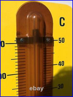 Vintage Duckhams Motor Oil Thermometer Enamel Sign Oil Can Jug Pourer Esso BP