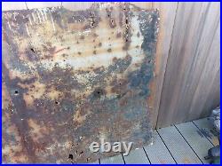 Vintage Dunlop Boots Enamel Sign, Antique Advertising Sign, Rustic Man Cave Vintage Dunlop Boots Enamel Sign, Antique Advertising Sign, Rustic Man Cave