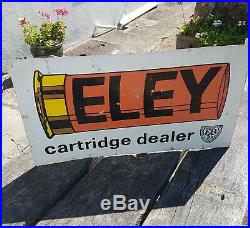 Vintage ELEY Cartridge Sign. Not Enamel