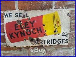 Vintage Eley Kynoch Enamel Sign