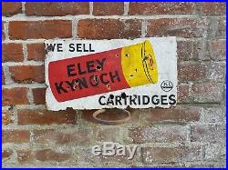 Vintage Eley Kynoch Enamel Sign