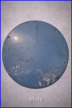 Vintage Enamel Approved Coal Merchant Sign Original 30.5cm