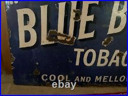 Vintage Enamel Blue Bell Tobacco Sign 2'6 x 3'4