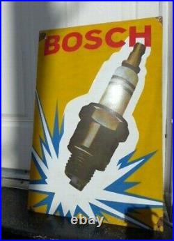 Vintage Enamel Bosch Metal Sign Poster Wall Decor Collector 40 cm x 60 cm A