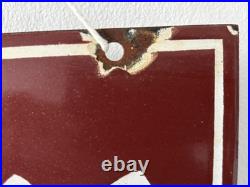 Vintage Enamel Firestone Advertising Sign