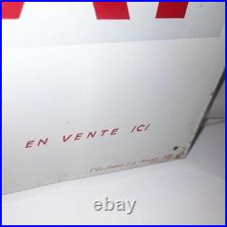 Vintage Enamel French Marseille Shop Sign Vins Margnat Rare 40 cm x 20 cm
