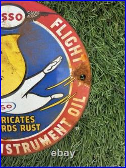 Vintage Enamel Happy Flight Sign