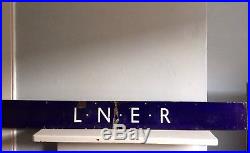 Vintage Enamel London And North Eastern Railway Sign LNER British 20s 30s 40s
