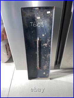 Vintage Enamel Nosegay Metal Thermometer Sign Man Cave Garage Club 57 X 29cm