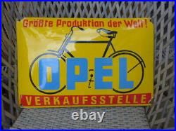 Vintage Enamel Opel Metal Sign Painted Poster Wall Decor 33 cm x 50 cm
