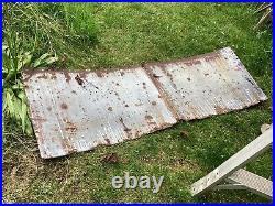 Vintage Enamel Oxo Shop Sign 6ft X 2ft In A Rusty State Especially On Edges
