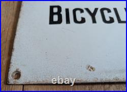 Vintage Enamel Parking Sign Car Park Warning Garage Wall Display Decor Cool