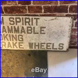 Vintage Enamel Petroleum Alloy Sign #2410