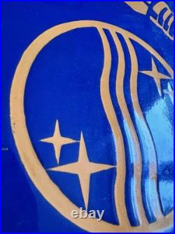 Vintage Enamel Philips Lighting Sign 2mm Plate Metal Original VGC