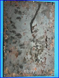 Vintage Enamel Philips Lighting Sign 2mm Plate Metal Original VGC