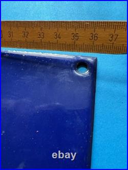 Vintage Enamel Philips Lighting Sign 2mm Plate Metal Original VGC