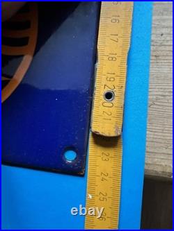 Vintage Enamel Philips Lighting Sign 2mm Plate Metal Original VGC