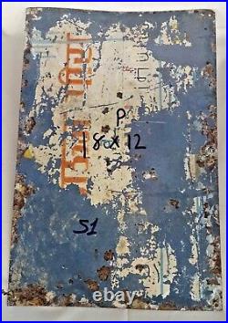 Vintage Enamel Porcelain Sign Non-Crush And Elegant Eldee Velvets Chiffon #51