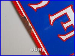 Vintage Enamel Pure Drugs Sign 38/29 Cm