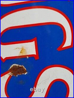 Vintage Enamel Pure Drugs Sign 38/29 Cm