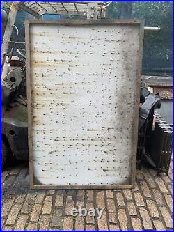 Vintage Enamel Sign 180cm X 118cm Charrington Bass