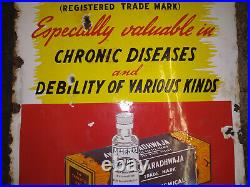 Vintage Enamel Sign Anumakaradhwaja Pharma Chronic Diseases Bengal Chemical Rar