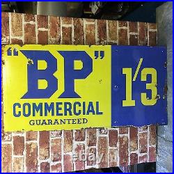 Vintage Enamel Sign Bp Commercial Enamel Sign Automobilia #1419