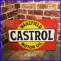 Vintage Enamel Sign Castrol #3637