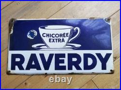 Vintage Enamel Sign Coffee Cafe Advertising Original kitchen alia old