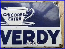 Vintage Enamel Sign Coffee Cafe Advertising Original kitchen alia old