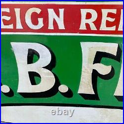 Vintage Enamel Sign Frasers House Furnishers Enamel Sign #4854 Sn 166