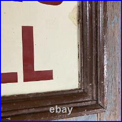 Vintage Enamel Sign NORTH EASTERN RAILWAY Booking Hall Platform Railwayana