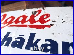 Vintage Enamel Sign Ogale Prabhakar Lanterns #20 (41cm by 23cm) 1950s Vintage Enamel Sign Ogale Prabhakar Lanterns #20 (41cm by 23cm) 1950s