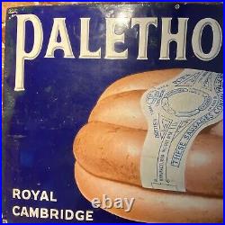 Vintage Enamel Sign Palethorpes Sausages Vintage Advertising #5052