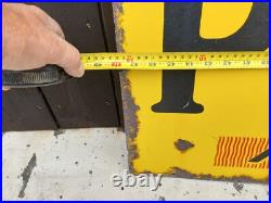 Vintage Enamel Sign Pluvex Roof Felt